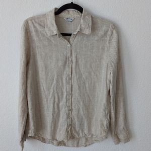 Orvis Long Sleeve Linen Button Down Women's